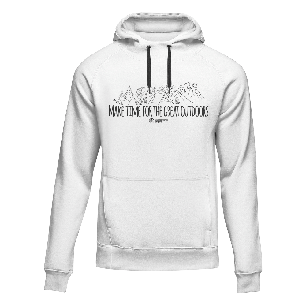 Make Time For Great Adult Fleece Hooded Sweatshirt