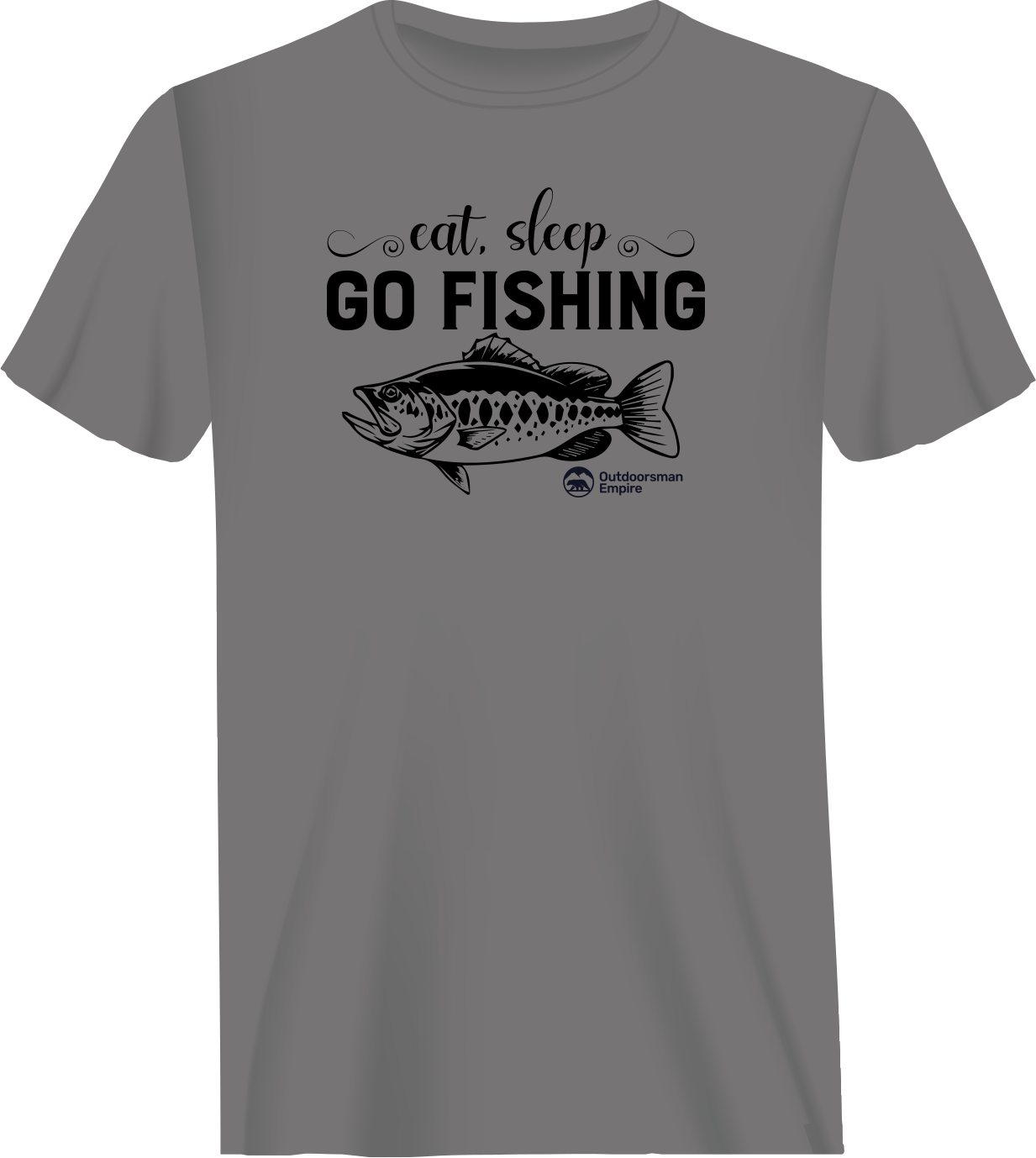 Eat Sleep Go Fishing Man T-Shirt