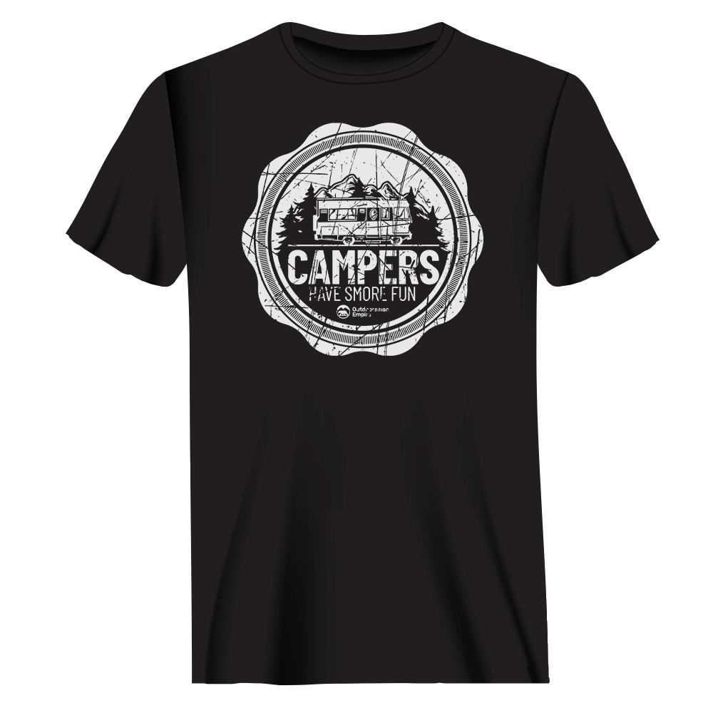 Camping Seal Man T-Shirt