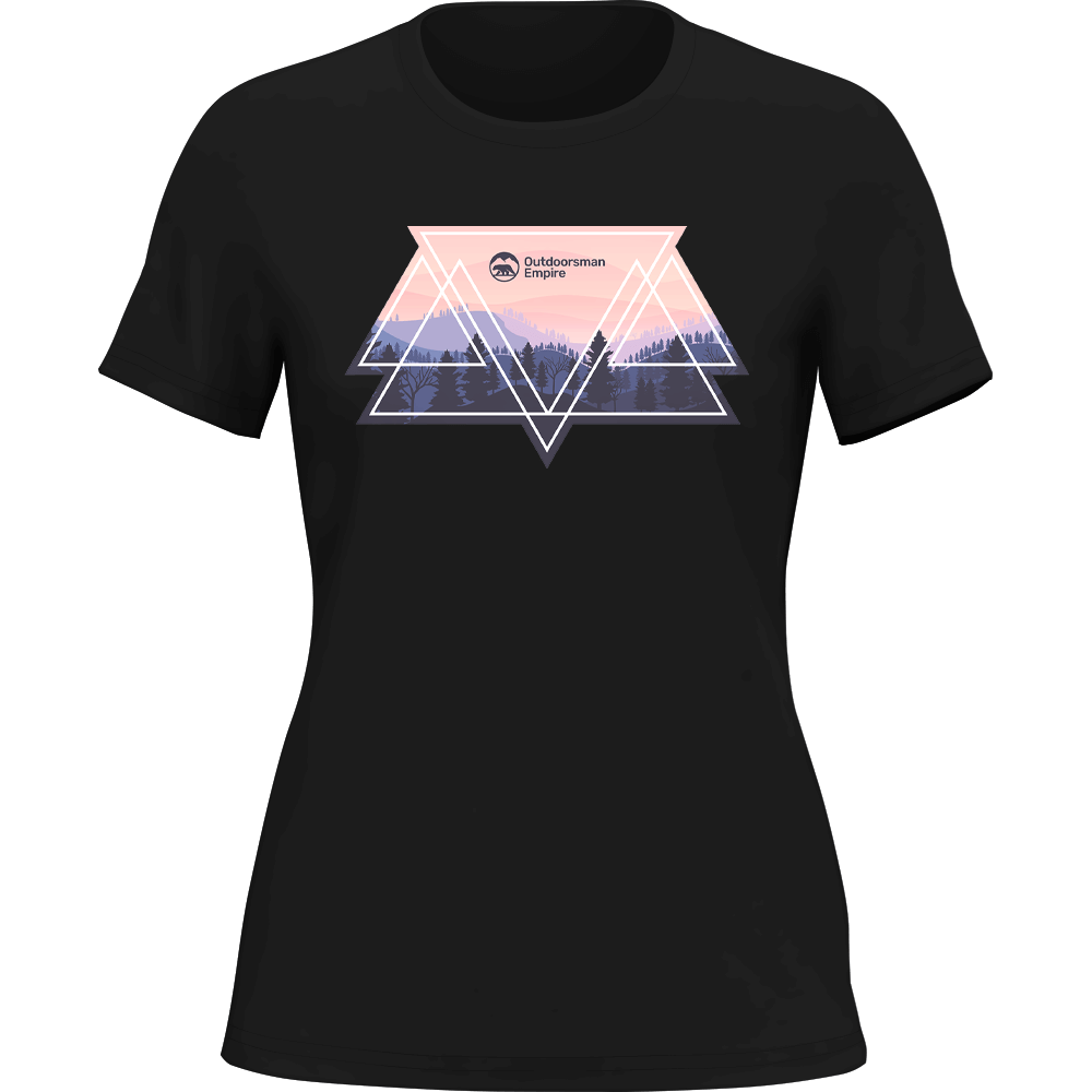 Camping Triangles T-Shirt for Women