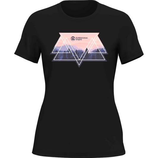 Camping Triangles T-Shirt for Women