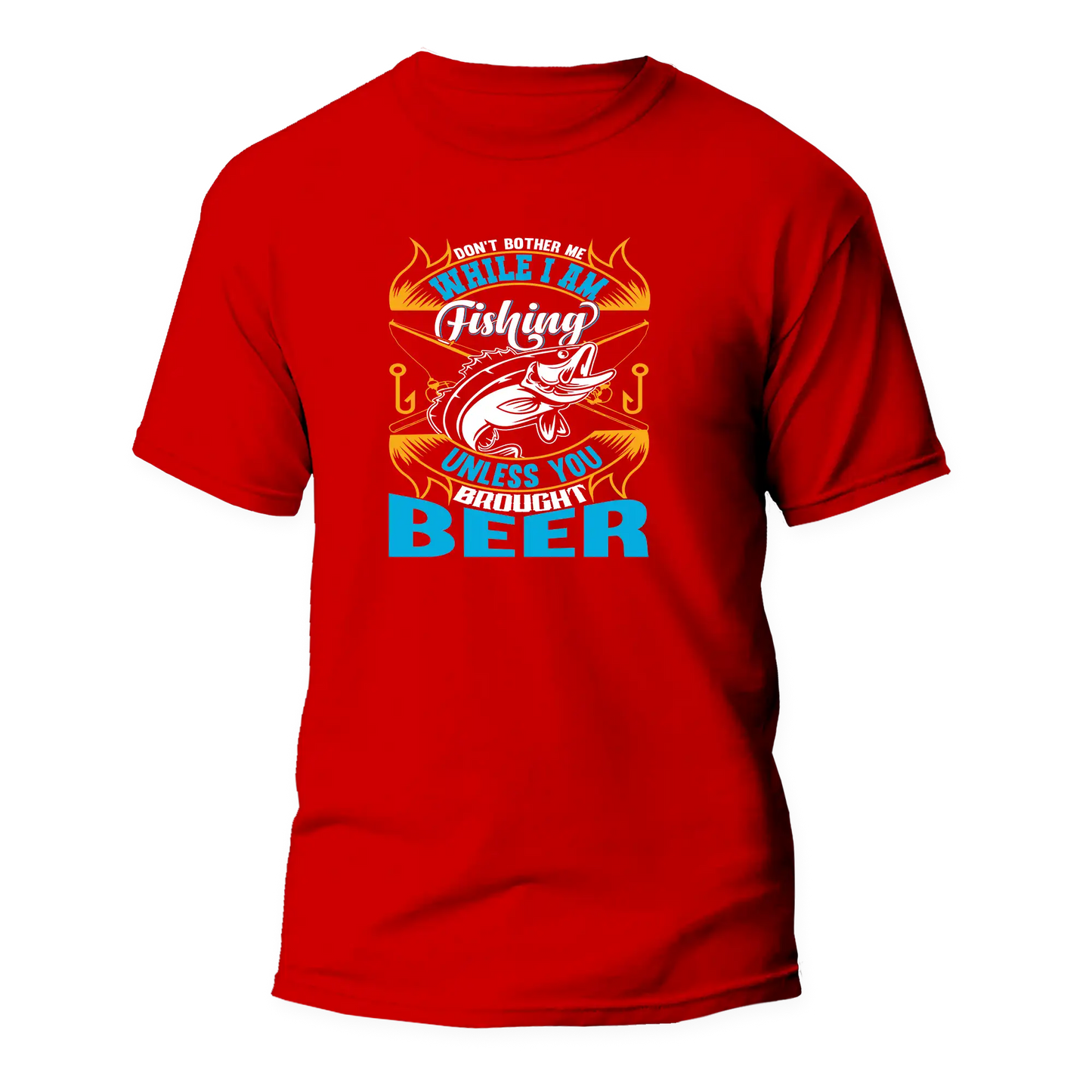 Don't Bother Me While I'm Fishing Man T-Shirt