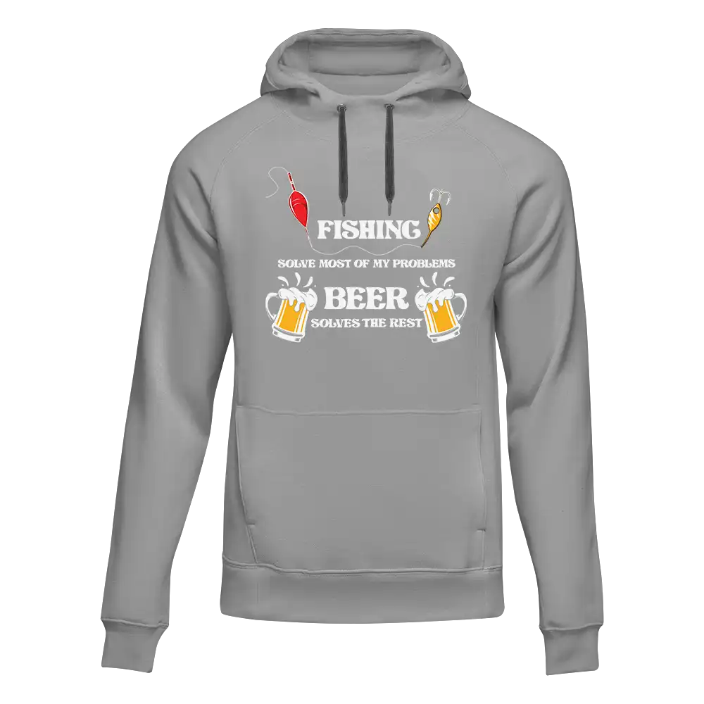 Fishing Solves All My Problem Unisex Hoodie