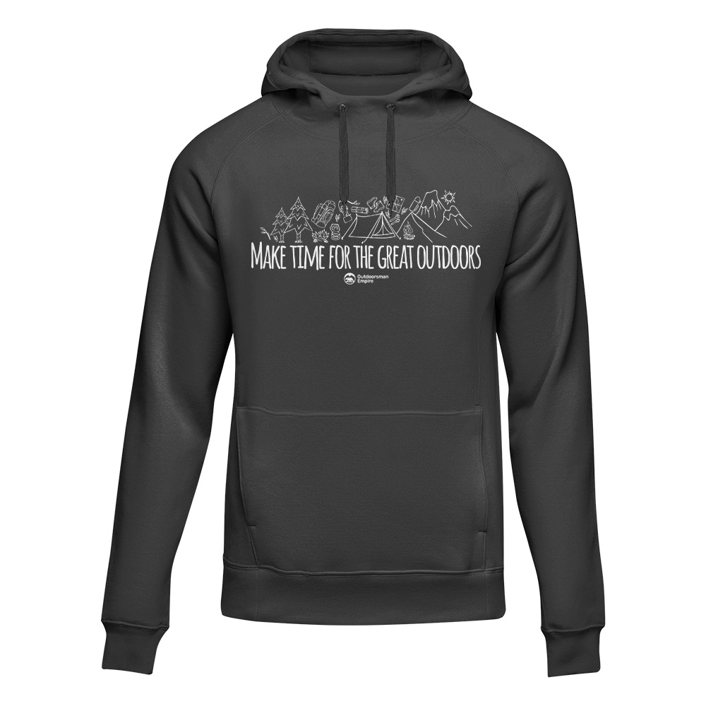 Make Time For Great Adult Fleece Hooded Sweatshirt