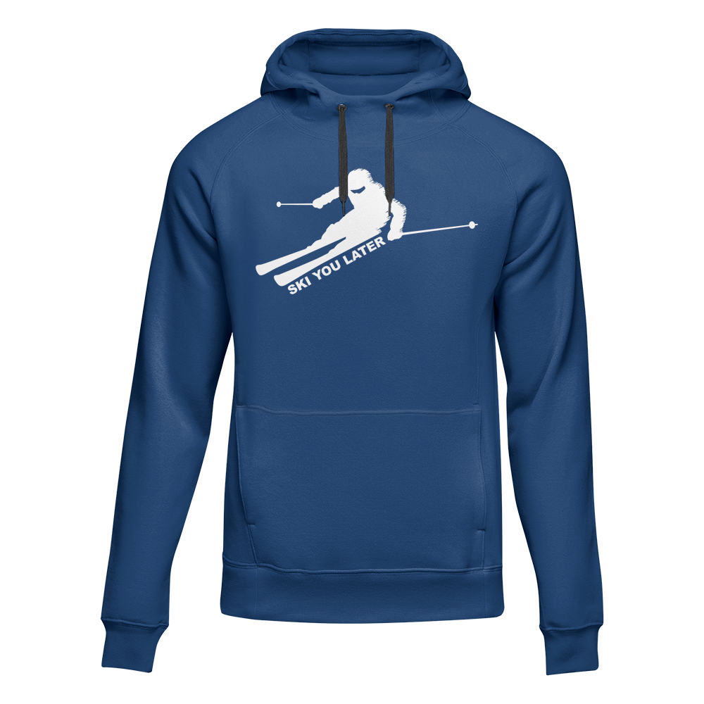 Ski You Later Adult Fleece Hooded Sweatshirt